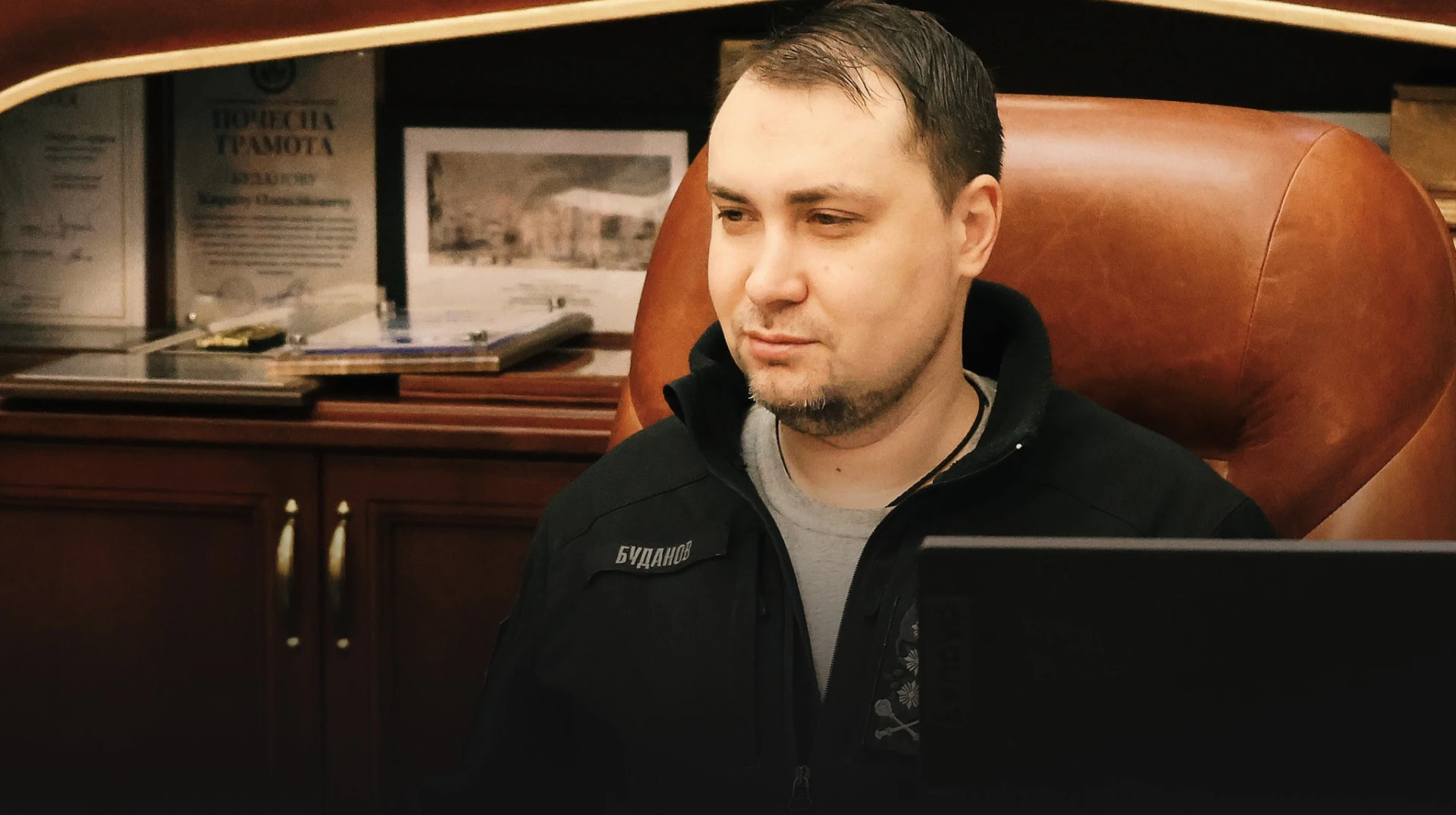 Голова Офісу президента України Кирило Буданов під час інтерв'ю